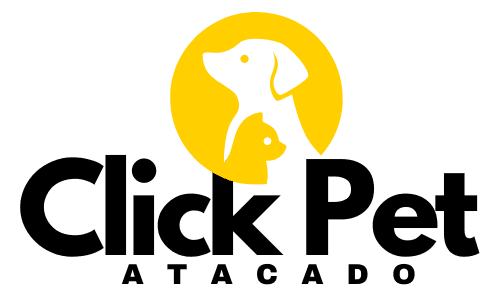 ClickPet Atacado Preto e Amarelo Pets Shop Logo 3000×3000.fw