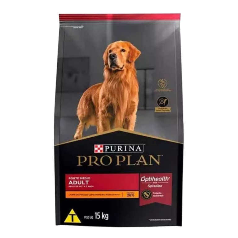 Ração Purina Pro Plan - Porte Médio Adulto - 15kg