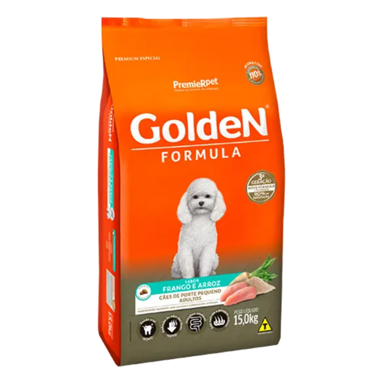 Ração Golden Fórmula Frango e arroz 3.0kg