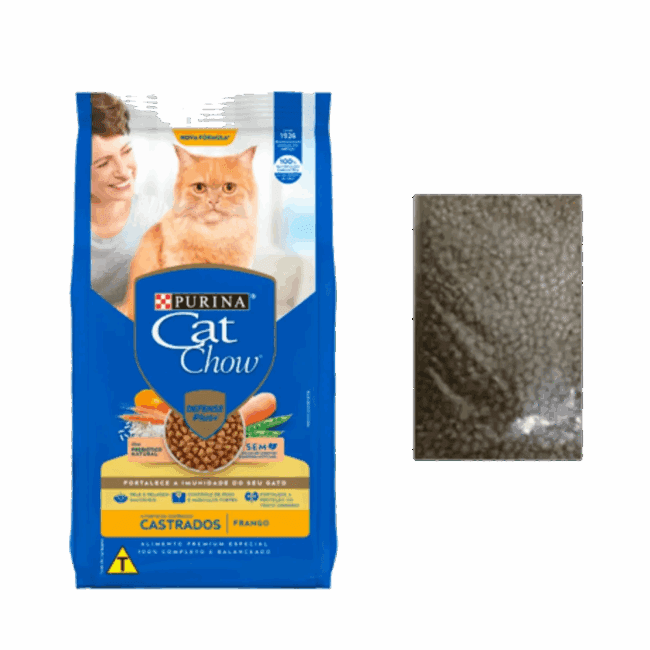 Cat Chow Frango Gatos Castrados Granel 1kg