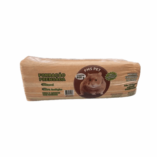 Forração Prensada Para Hamster FMS Pet 800g