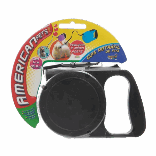 Guia Retrátil 3m Até 15kg