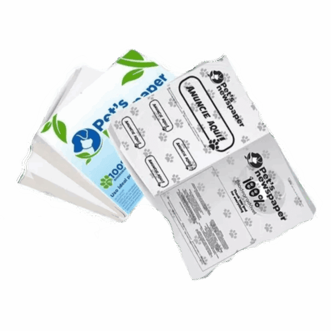 Jornal Para Pets Pet's Newspaper 50 Folhas