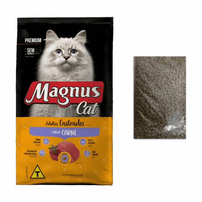 Magnus Cat Carne Gatos Castrados Granel 1kg