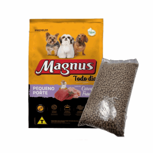 Magnus Todo Dia Porte Pequeno Carne Granel 1kg