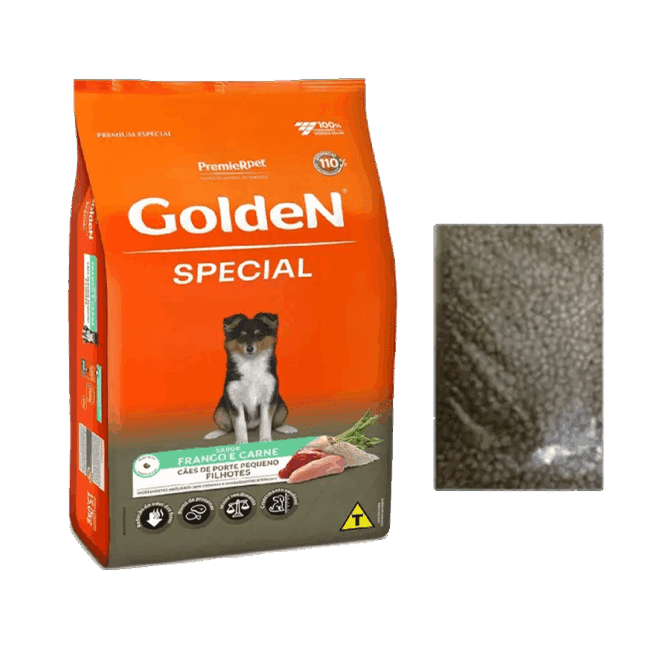 Golden Special Raças Pequenas FIlhotes Frango/Carne Granel 1kg