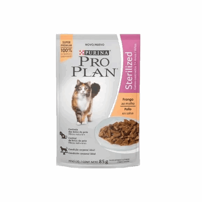 Sachê Pro Plan Sterilized Gatos 85g