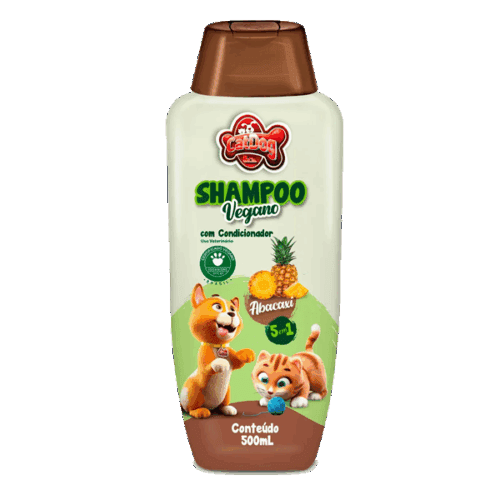 Shampoo Vegano Abacaxi Cat Dog 500ml
