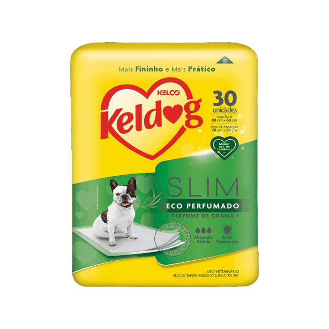 Tapete Higiênico Para Cães Keldog Slim 30 Unidades