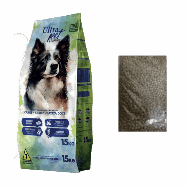 Ultra Pet Carne/Arroz/Batata Doce Granel 1kg